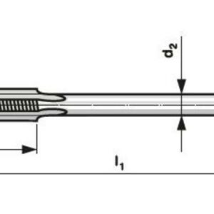 Závitník maticový PN8/3070 HSS 2N MF M8x1 | AGmajster.sk