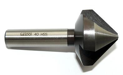 Záhlbník kužeľový trojbritý 90 ° HSS 6 mm (741 060) | AGmajster.sk
