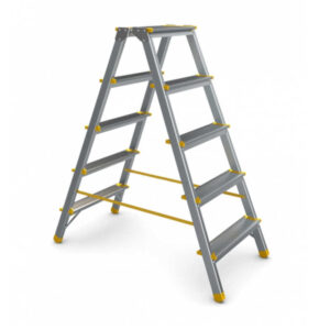 Rebrík schodíky obojstranné EUROSTYL 2x5 1