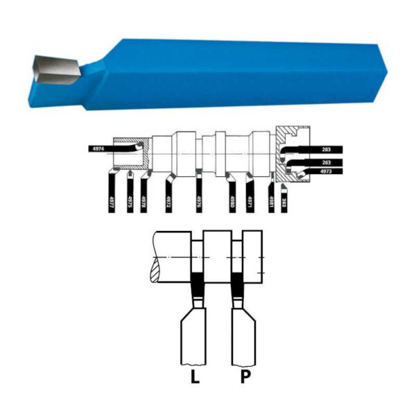 Nôž sústružnícky 20x12x125mm P25/30 pravý DIN4981 28890005 Wilke | AGmajster.sk